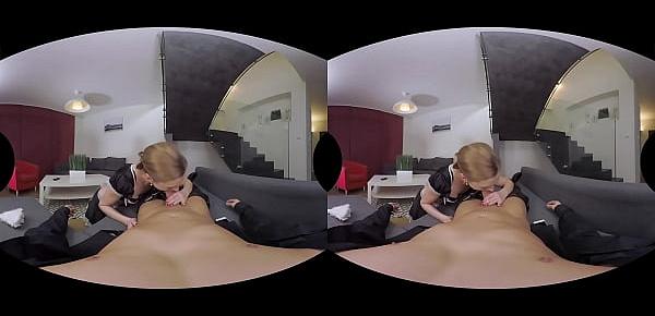  Luca Bella in VR as a lovely French maid